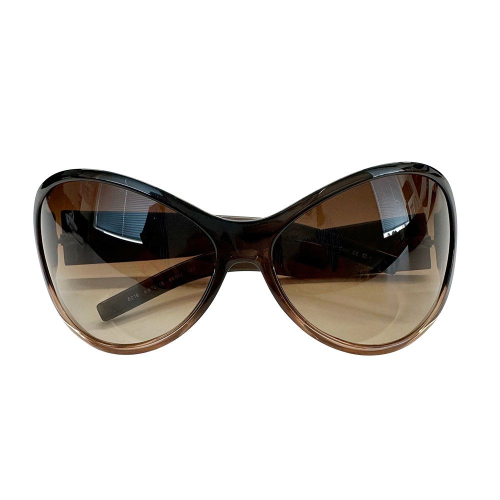 Chanel Sunglasses CC Logo Acetate Brown Eyewear — view 2