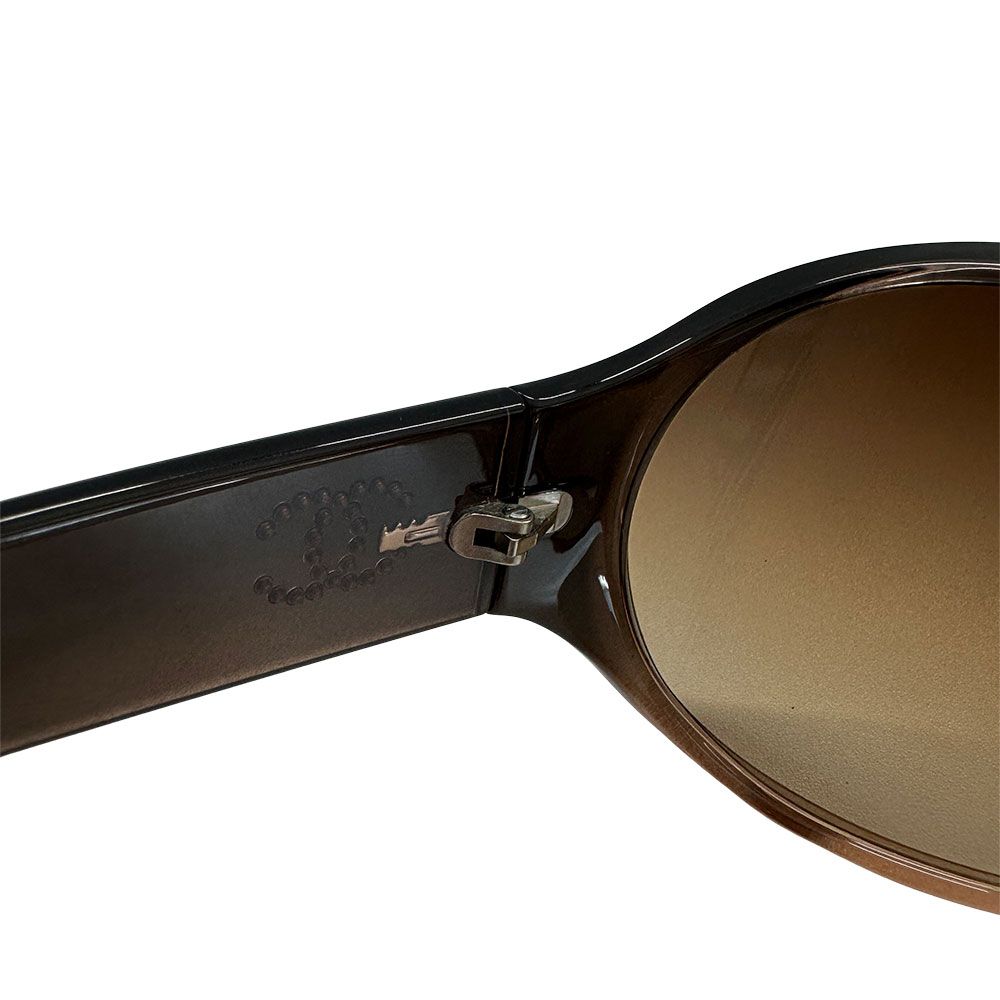 Chanel Sunglasses CC Logo Acetate Brown Eyewear — view 7