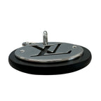 Louis Vuitton Key Holder Porte Cles LV Circle Black Silver Chain Cool — view 5