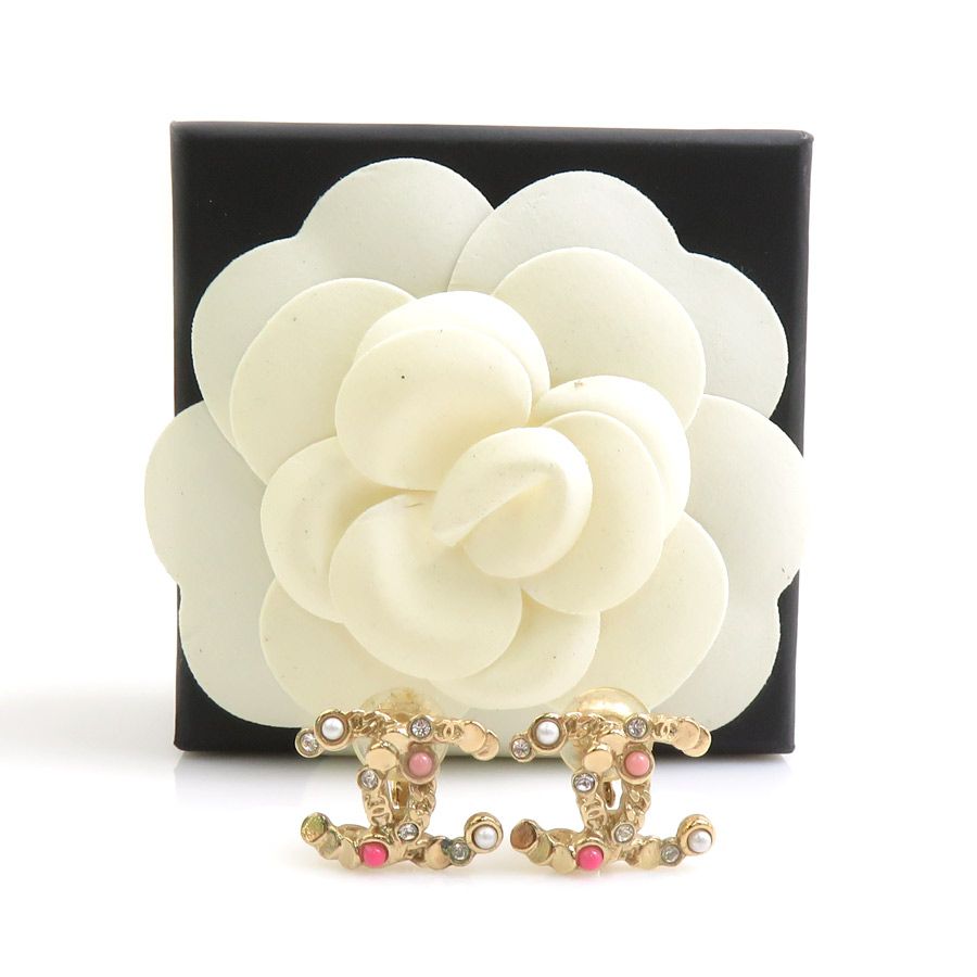 Chanel Earrings Gold — view 8