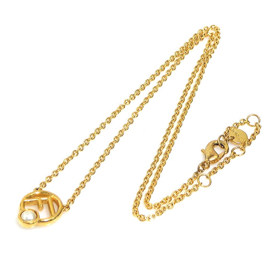 Fendi Necklace Gold — view 9