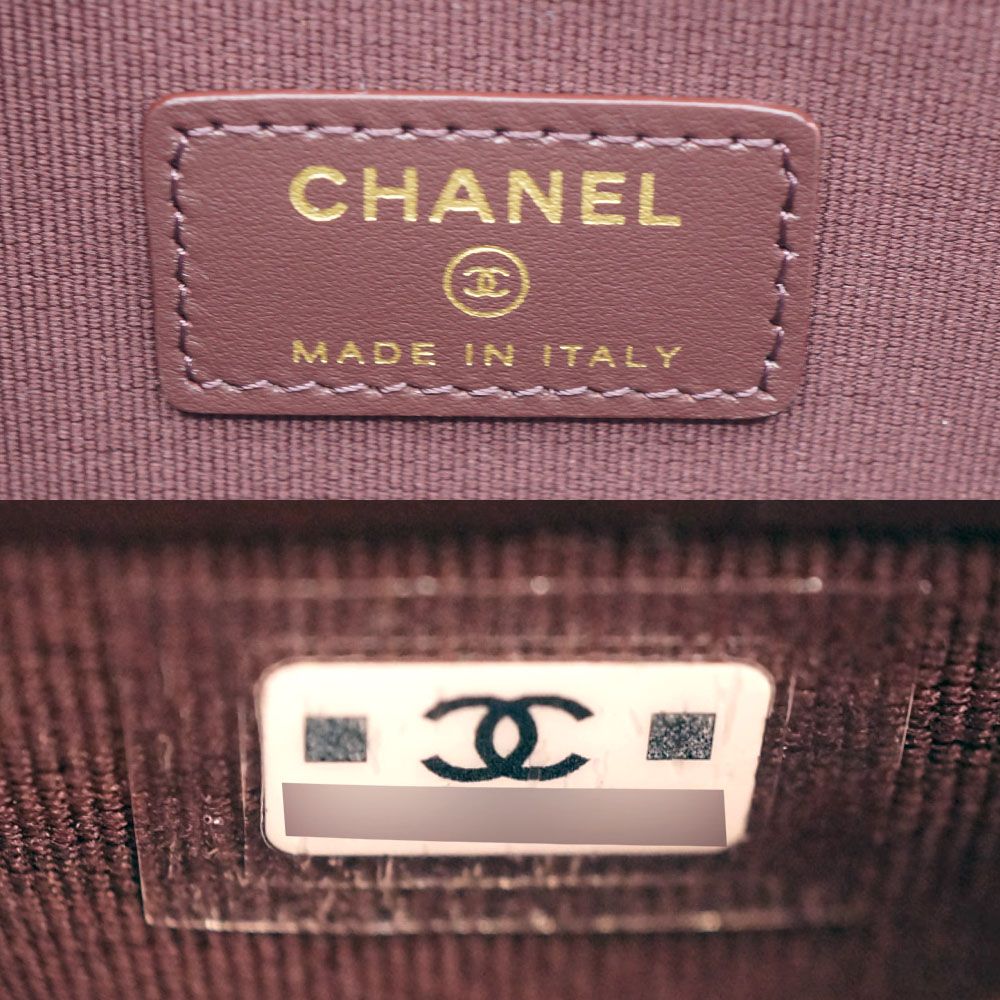 Chanel Quilted Classic Long Zip Wallet Caviar Leather Black Red Gold — view 8