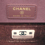 Chanel Quilted Classic Long Zip Wallet Caviar Leather Black Red Gold — view 8
