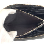 Gucci GG Metal Black Silver Leather Wallet Wrist — view 6
