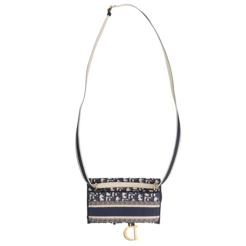 Dior Oblique Saddle Slim Shoulder — view 2