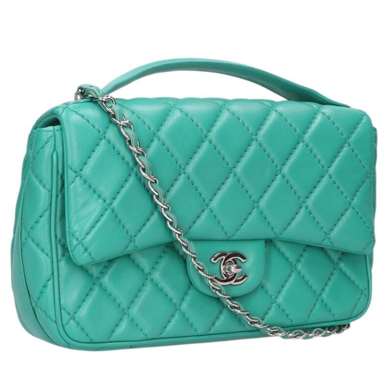 Chanel Quilted Lambskin Chain Shoulder