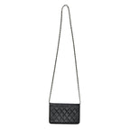Chanel Cambon Line CC Logo Chain Leather Wallet Shoulder — view 2