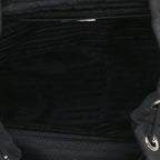 Prada Re-Nylon Triangle Logo Nylon Backpack — view 4