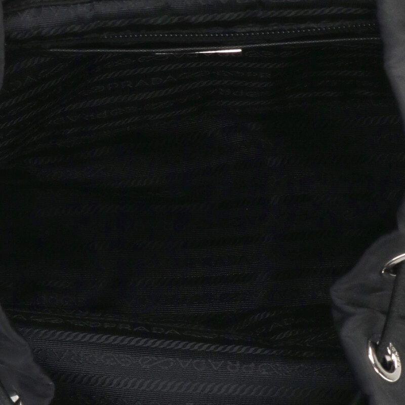 Prada Re-Nylon Triangle Logo Nylon Backpack — view 4