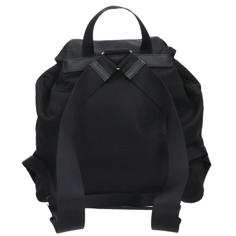 Prada Re-Nylon Triangle Logo Nylon Backpack — view 2