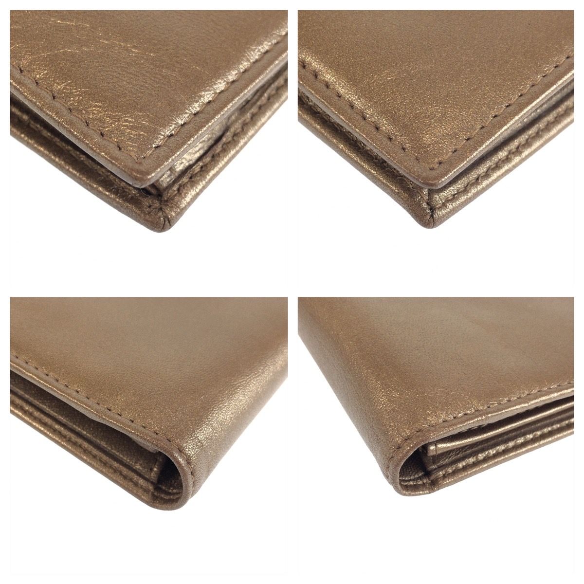 Loewe Blanc's Gold Leather Wallet — view 3