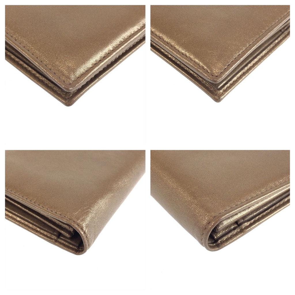 Loewe Blanc's Gold Leather Wallet — view 4