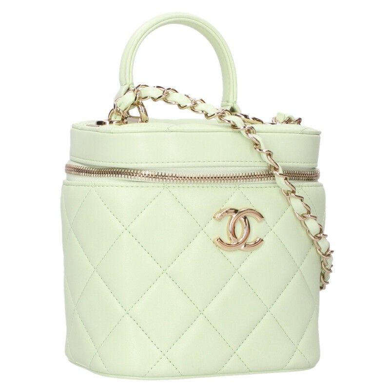 Chanel Trendy CC Vanity Quilted Lambskin Chain Shoulder