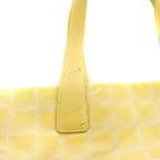 Chanel New Travel Line CC Logo Tote Yellow — view 8