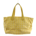 Chanel New Travel Line CC Logo Tote Yellow