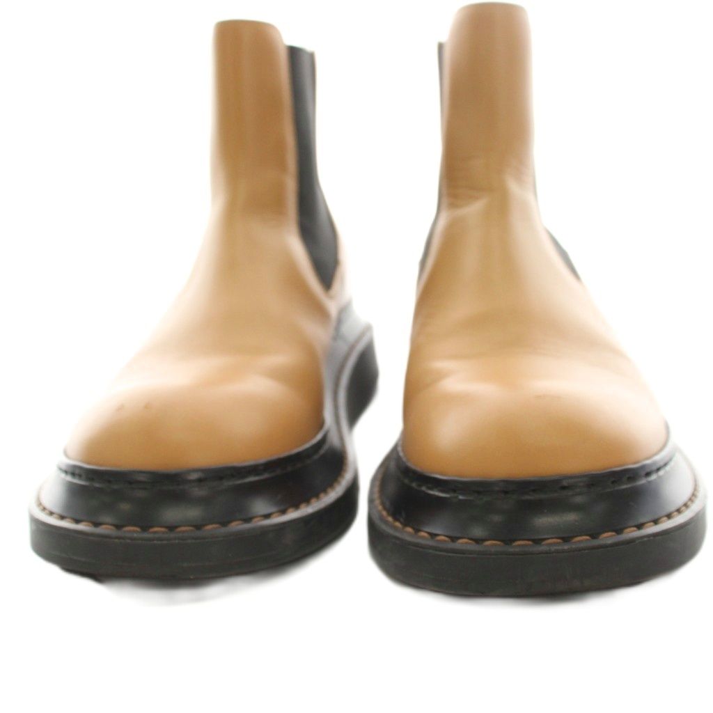 Loewe Leather Chelsea Boots Side Gore 37 Brown — view 3