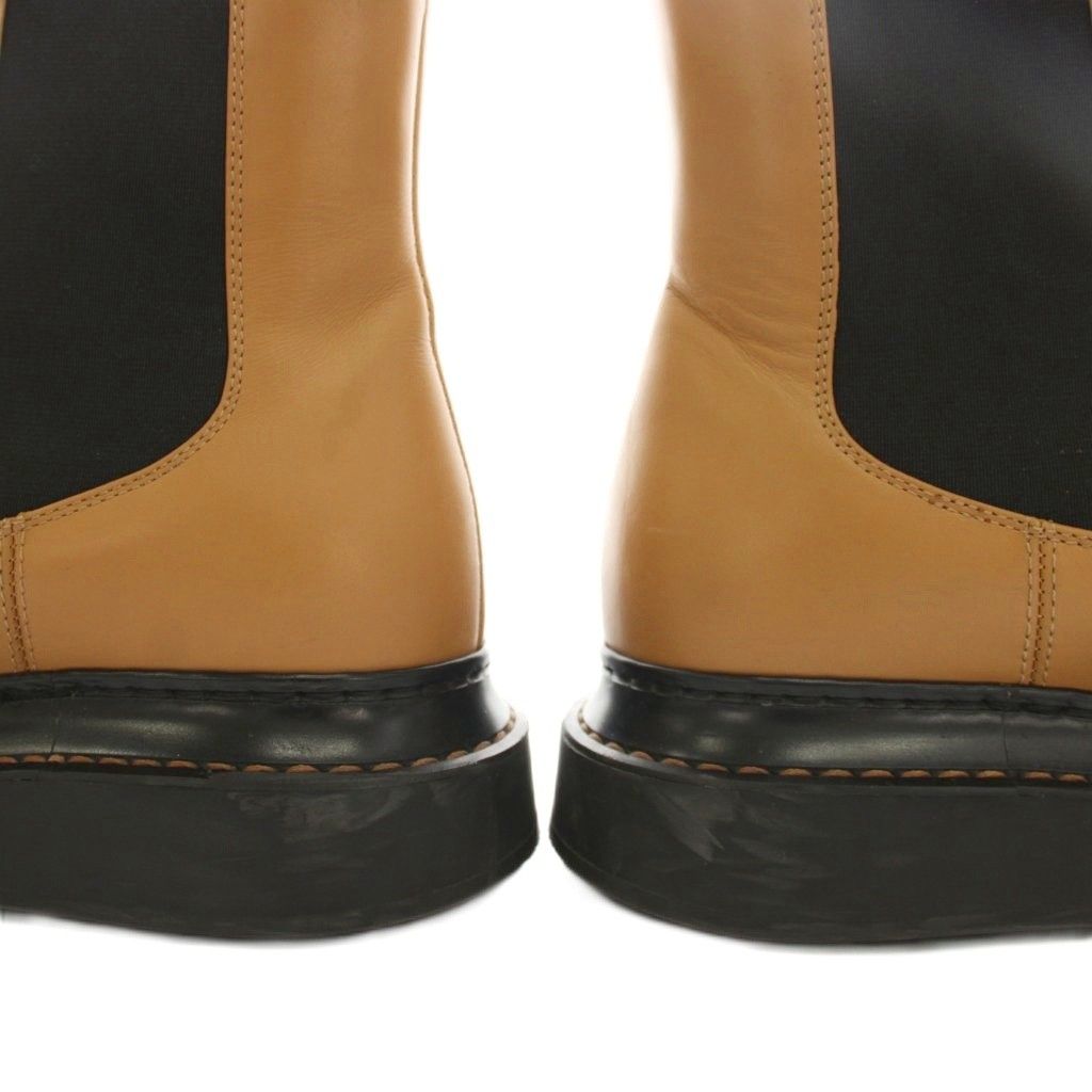 Loewe Leather Chelsea Boots Side Gore 37 Brown — view 6