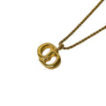 Dior Necklace Gold CD Motif-f