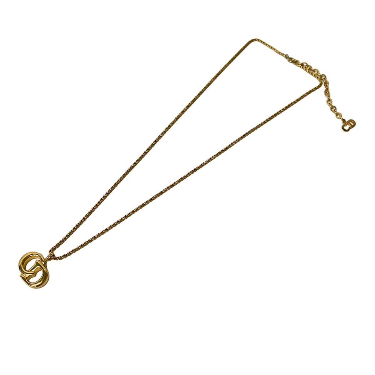 Dior Necklace Gold CD Motif-f — view 2