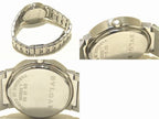 Bvlgari Quartz Watch Date Black Dial Silver Logo Available Round — view 2