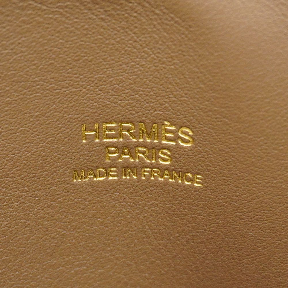 Hermes Handbag Bolide 31 Taurillon Etoupe Gold — view 5