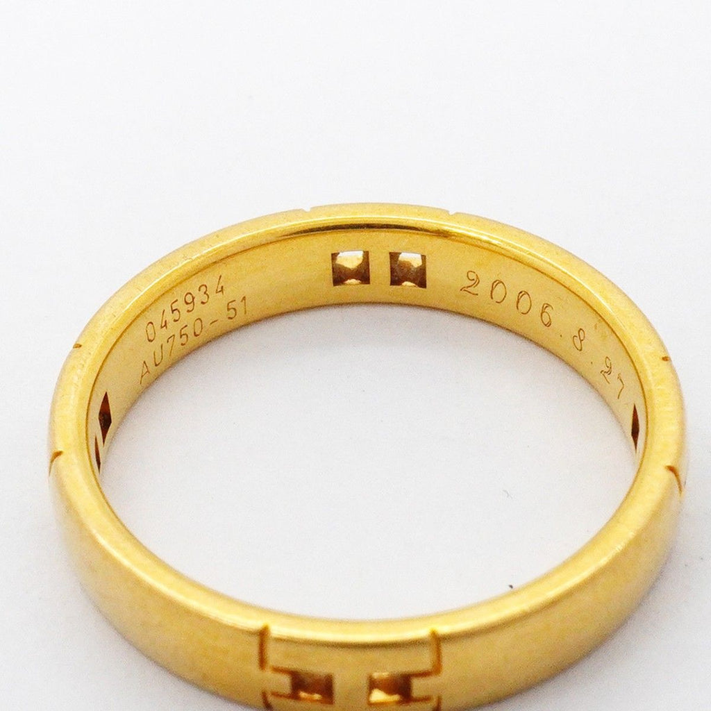 Hermes Ring Cles 18k Yellow Gold — view 5