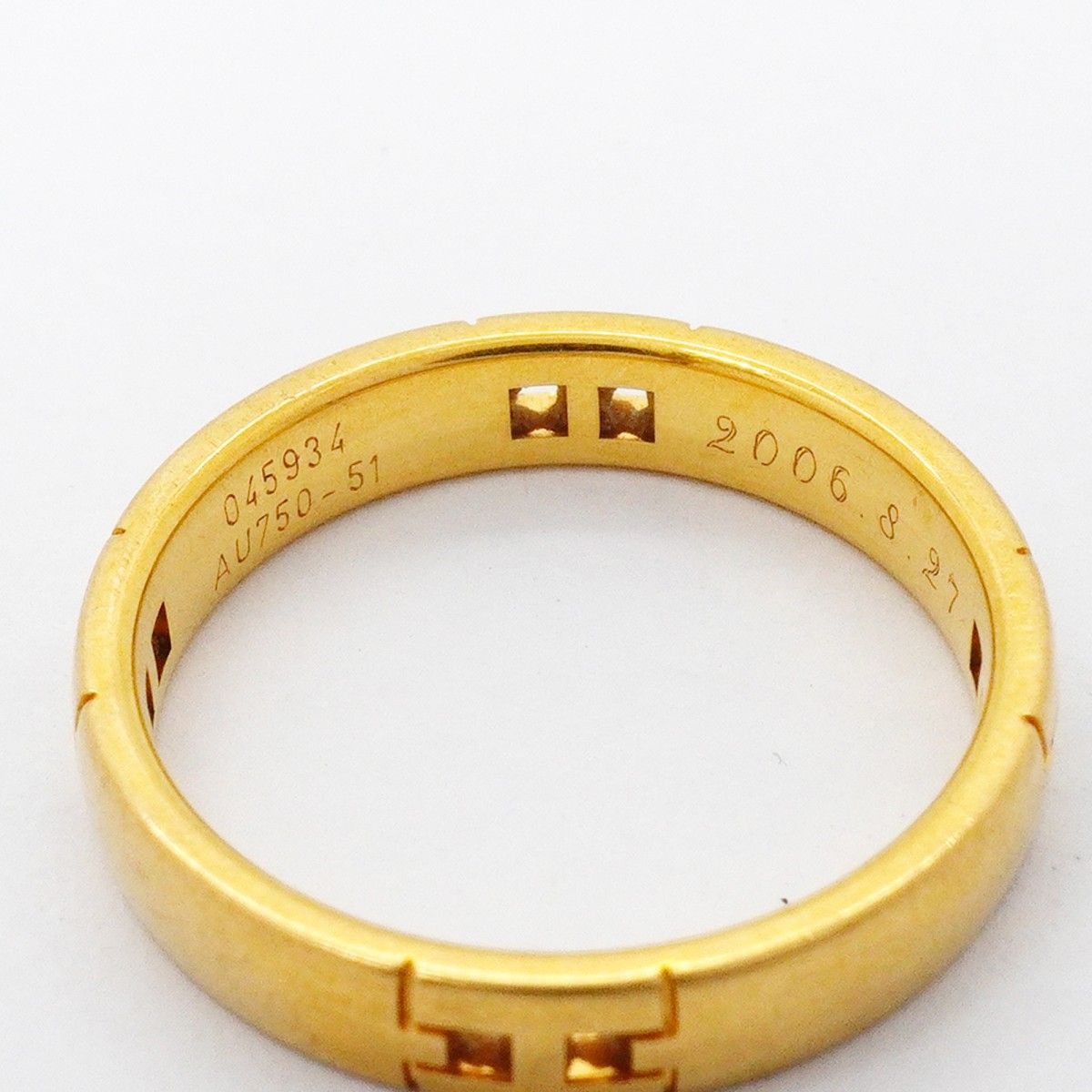 Hermes Ring Cles 18k Yellow Gold — view 5