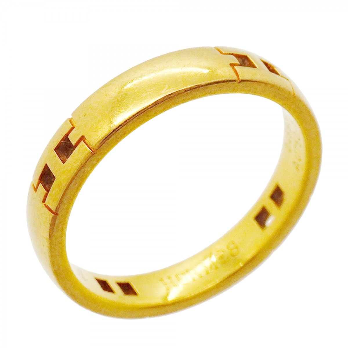 Hermes Ring Cles 18k Yellow Gold