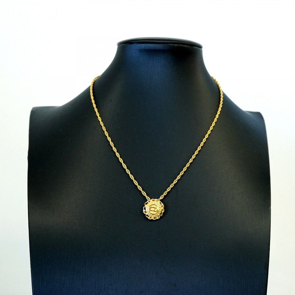 Dior Necklace CD Logo Gold Plated — view 6