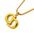 Dior Necklace CD Logo Gold Plated