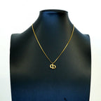 Dior Necklace CD Logo Gold Plated — view 5