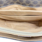Celine Shoulder Bag Macadam Brown Gold — view 4