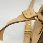 Celine Shoulder Bag Macadam Brown Gold — view 6