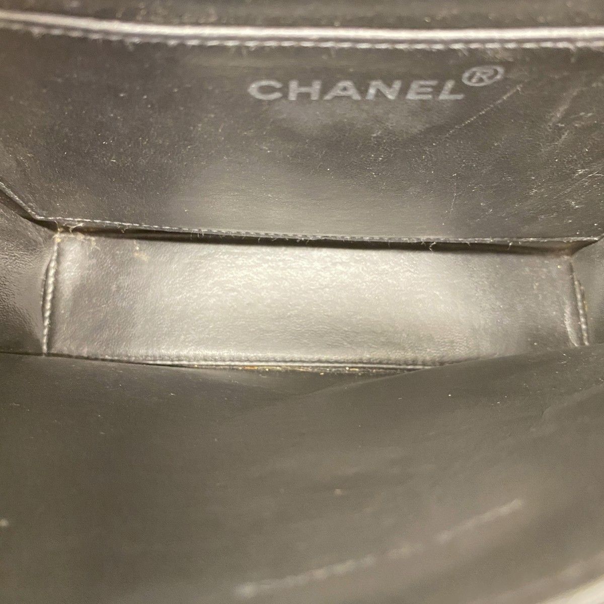 Chanel Handbag Canvas Black White Silver — view 4