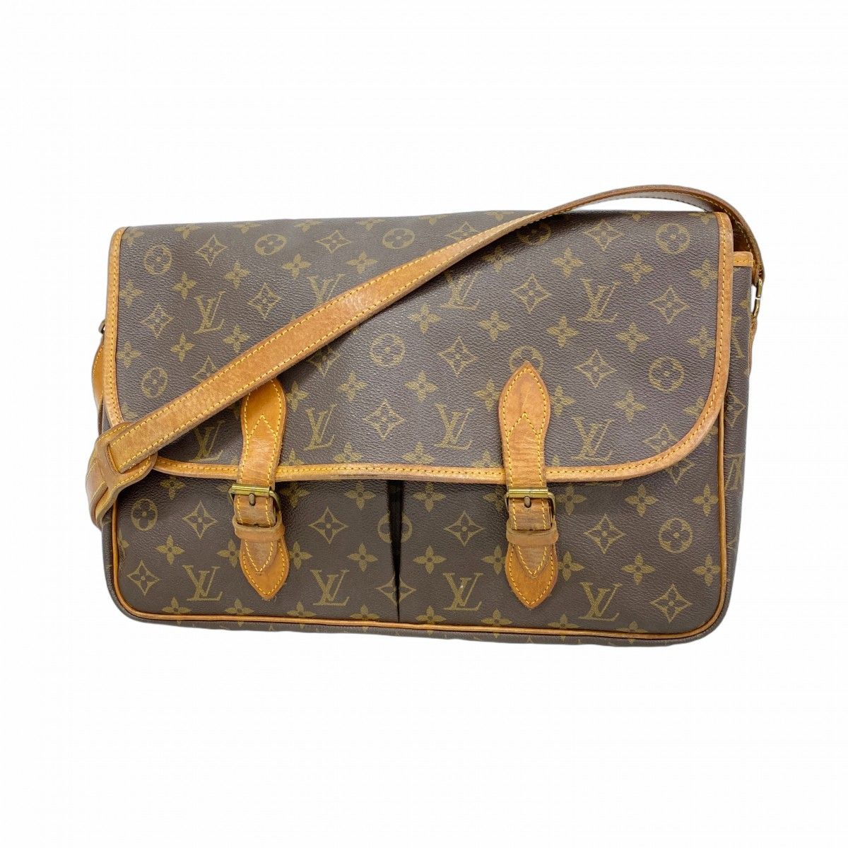 Louis Vuitton Shoulder Bag Monogram Givesiere GM Brown