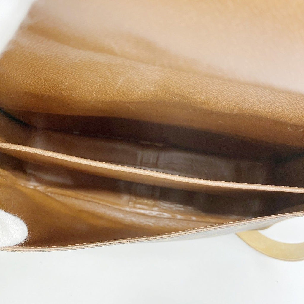 Louis Vuitton Shoulder Bag Monogram Cartouchiere GM Brown — view 4