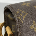Louis Vuitton Shoulder Bag Monogram Cartouchiere GM Brown — view 6