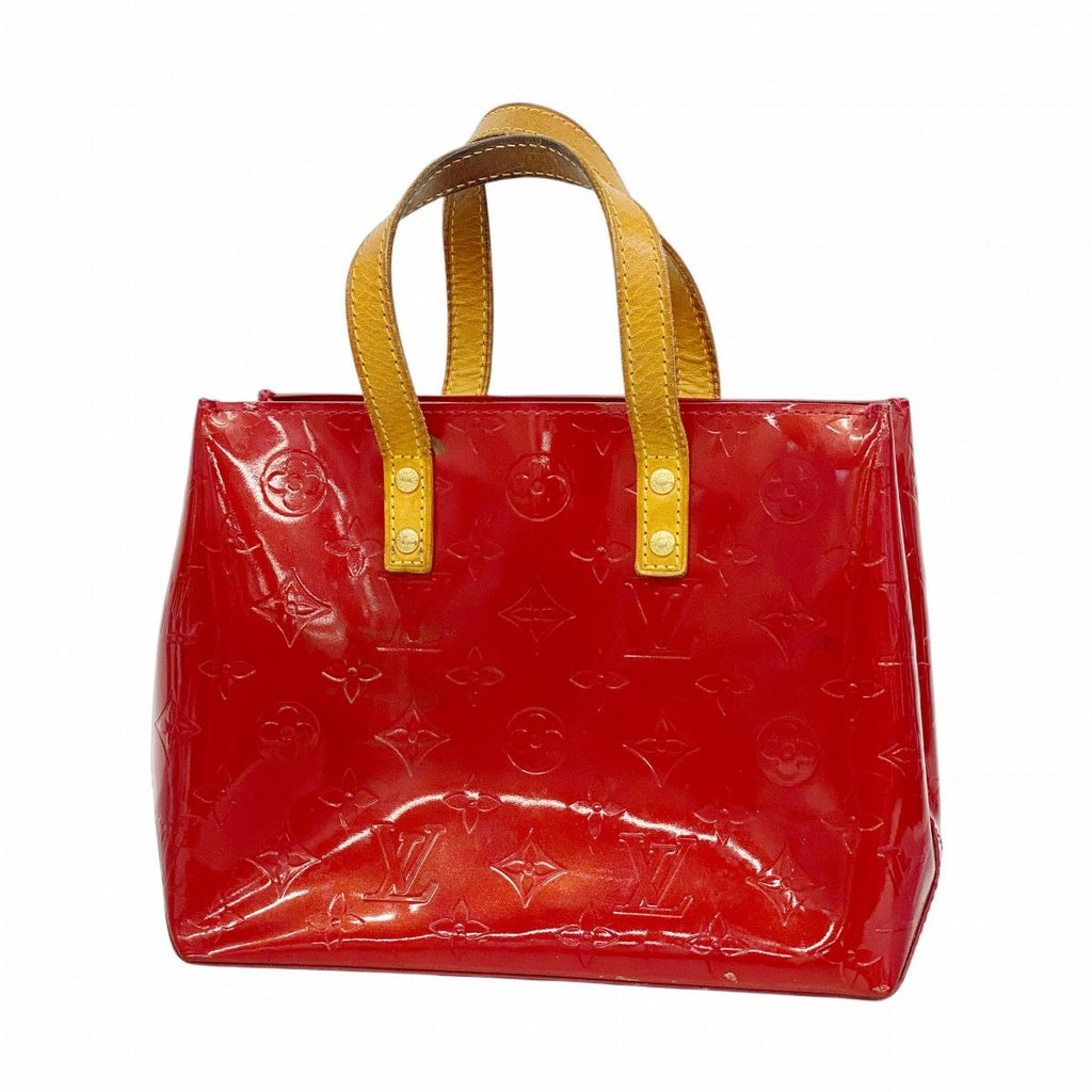 Louis Vuitton Handbag Vernis Reed PM Pomme D'amour