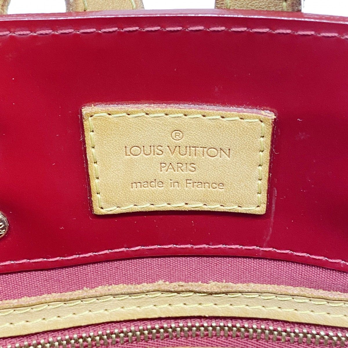 Louis Vuitton Handbag Vernis Reed PM Pomme D'amour — view 5