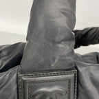 Chanel Tote Coco Cocoon Nylon Black Silver — view 8
