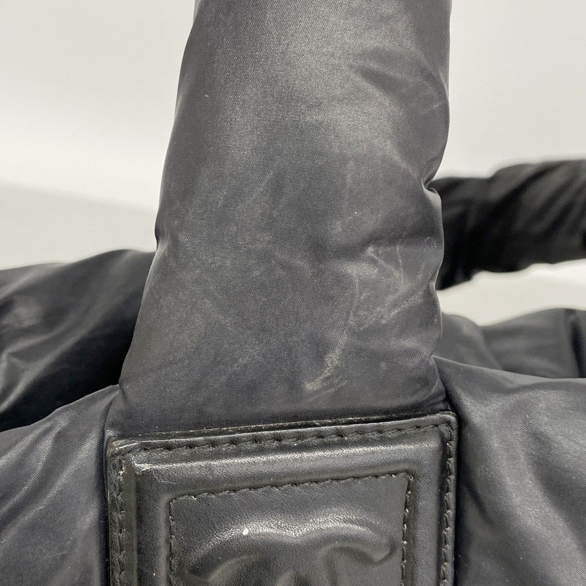 Chanel Tote Coco Cocoon Nylon Black Silver — view 8