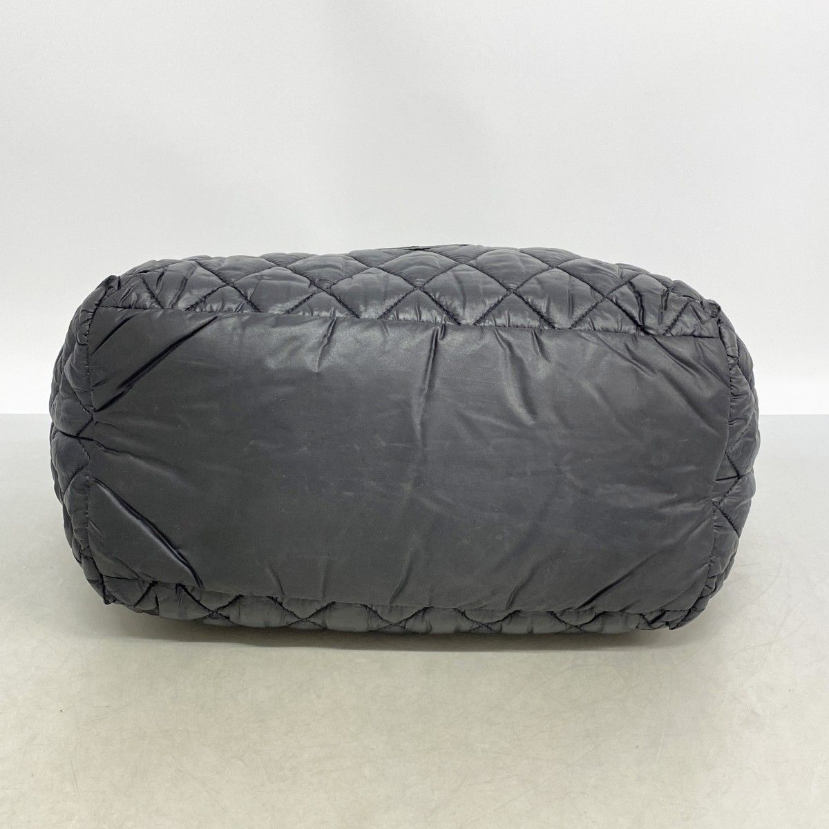 Chanel Tote Coco Cocoon Nylon Black Silver — view 3