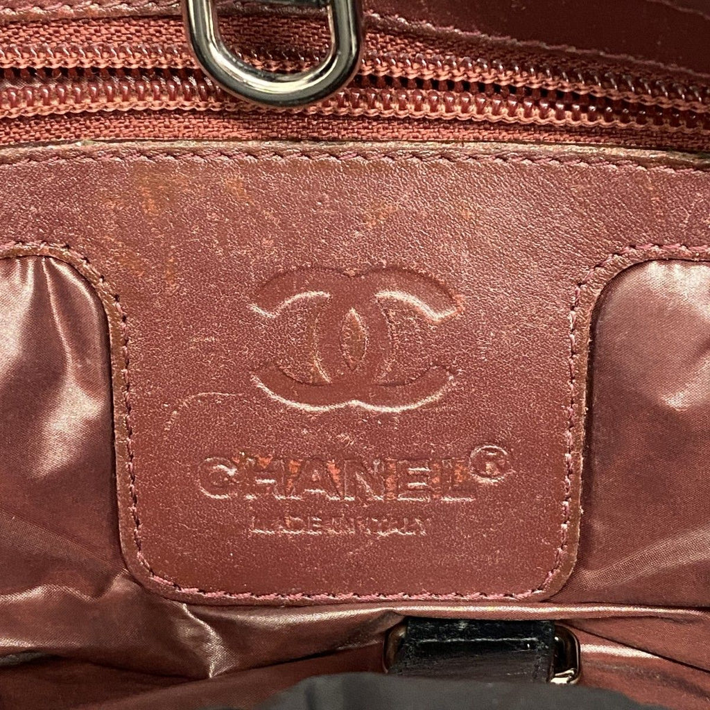 Chanel Tote Coco Cocoon Nylon Black Silver — view 5