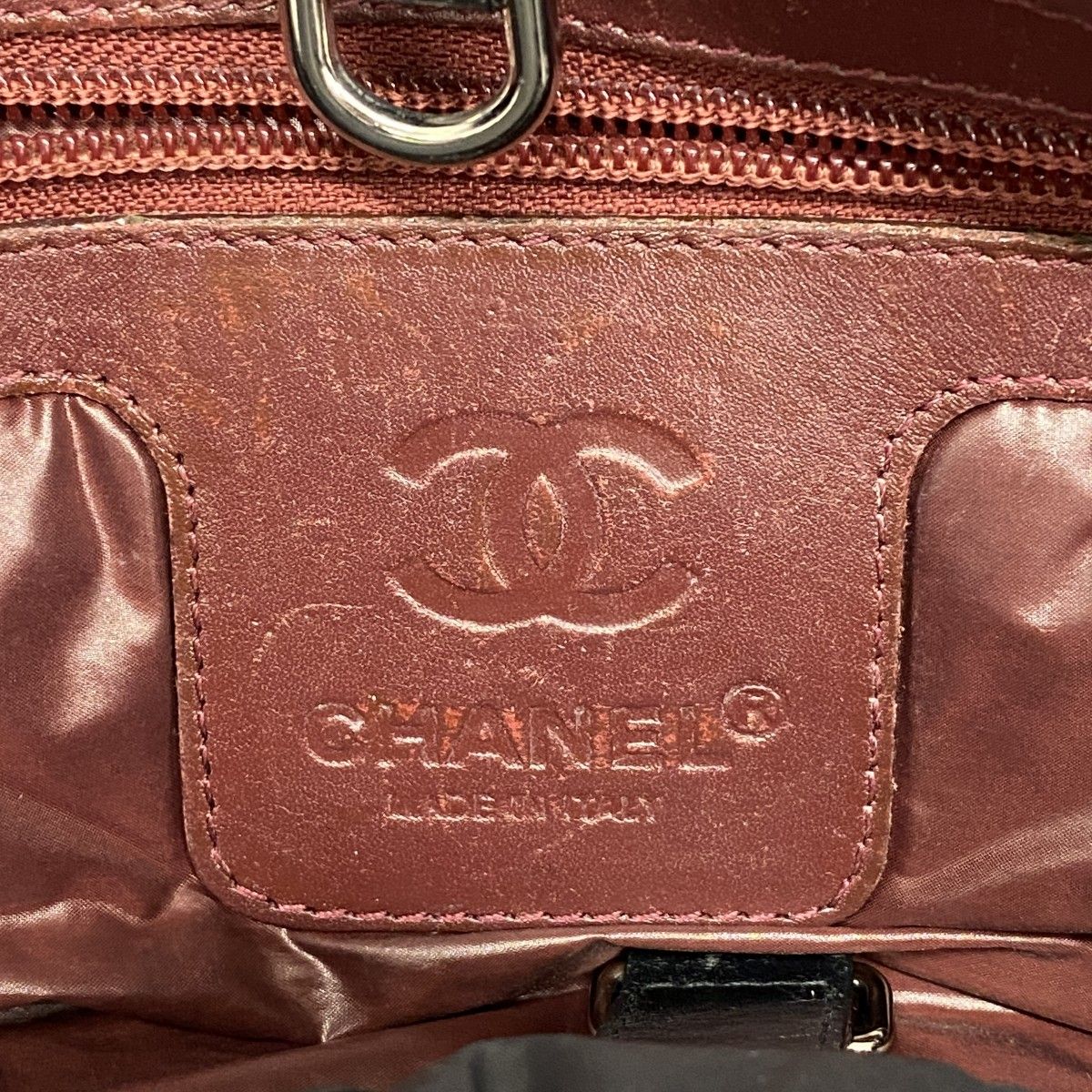Chanel Tote Coco Cocoon Nylon Black Silver — view 5