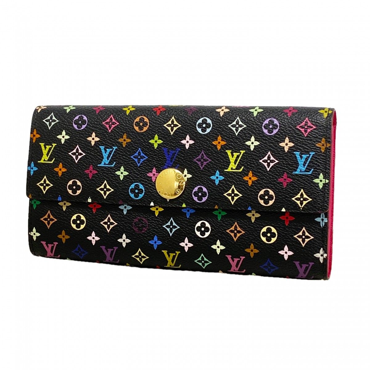 Louis Vuitton Wallet Monogram Multicolor Portefeuille Sarah Noir Grenade