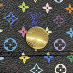 Louis Vuitton Wallet Monogram Multicolor Portefeuille Sarah Noir Grenade — view 6