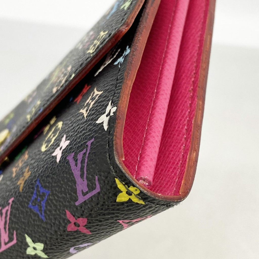 Louis Vuitton Wallet Monogram Multicolor Portefeuille Sarah Noir Grenade — view 5