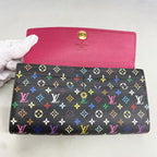 Louis Vuitton Wallet Monogram Multicolor Portefeuille Sarah Noir Grenade — view 7