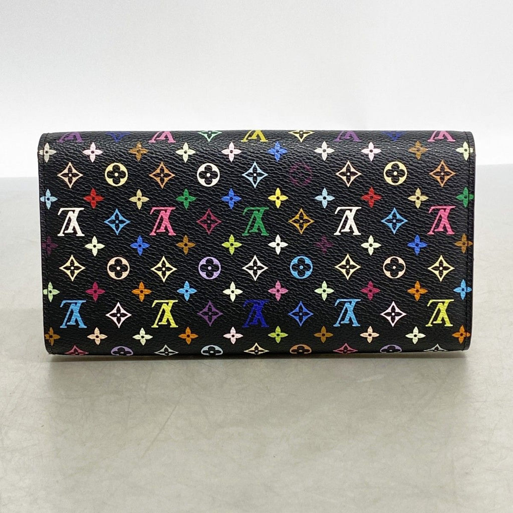 Louis Vuitton Wallet Monogram Multicolor Portefeuille Sarah Noir Grenade — view 8