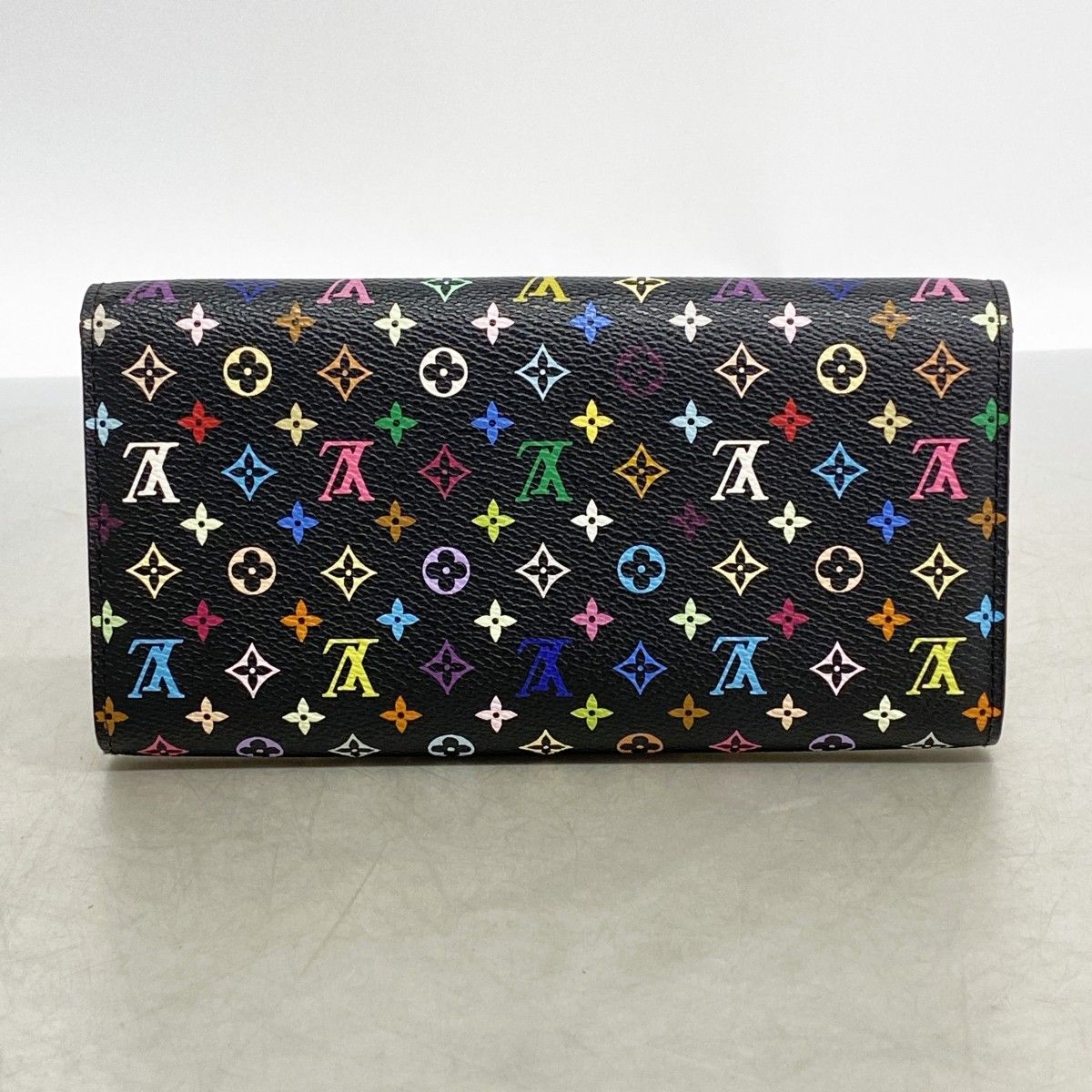 Louis Vuitton Wallet Monogram Multicolor Portefeuille Sarah Noir Grenade — view 8